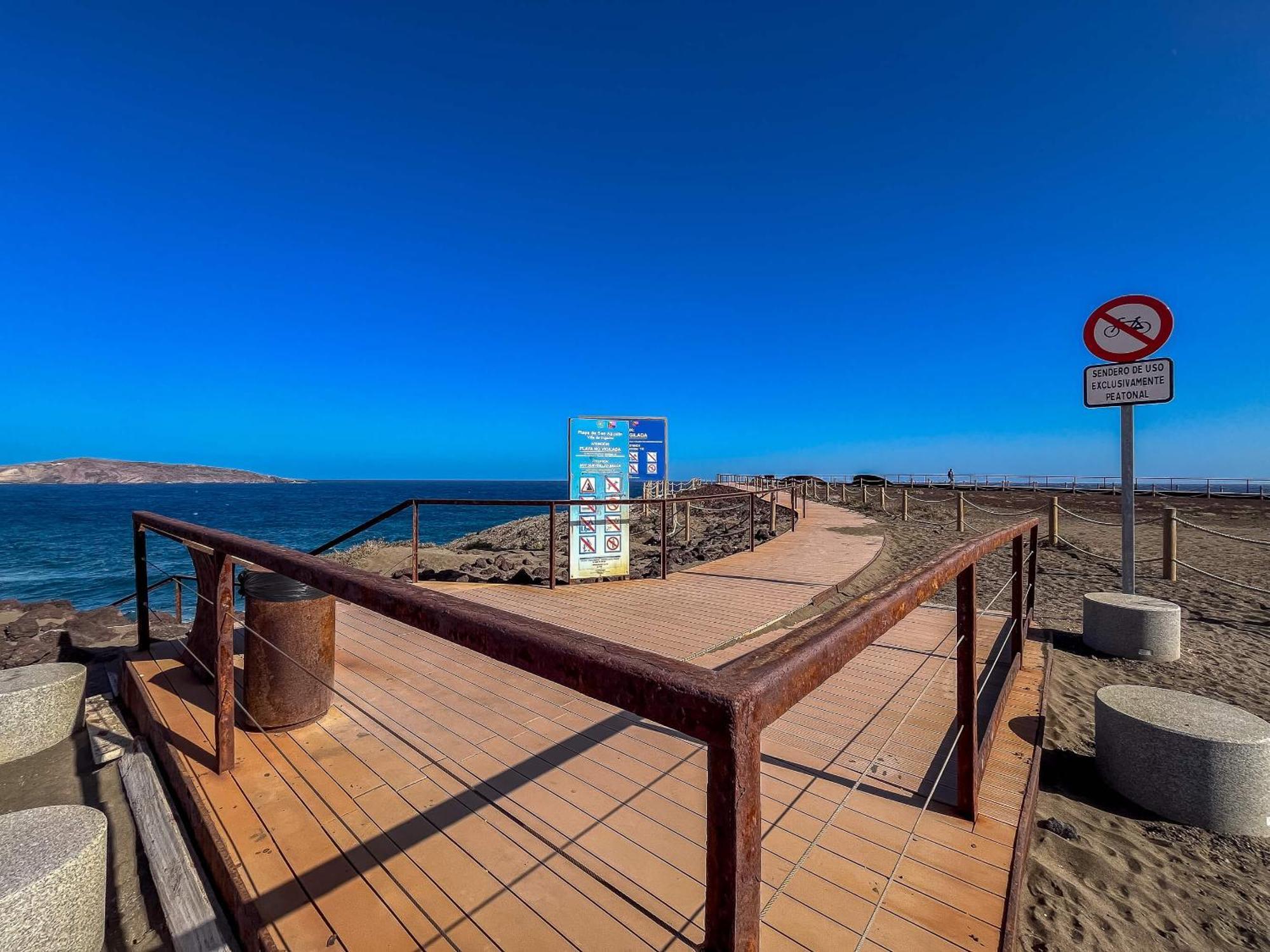 Playa Del El Burrero Vista Al Mar Lightbooking Інхеніо Екстер'єр фото
